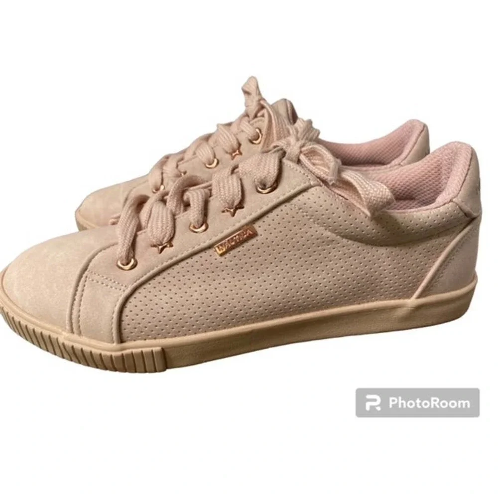Nautica Steam Mineral Pink‎ (Beige) Girls Sneaker Sz 5 NWTs